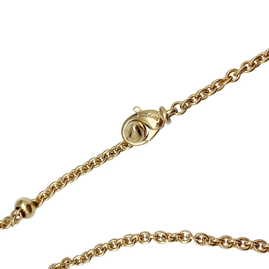 Bulgari necklace, "Tondo", yellow gold and steel - Image 3