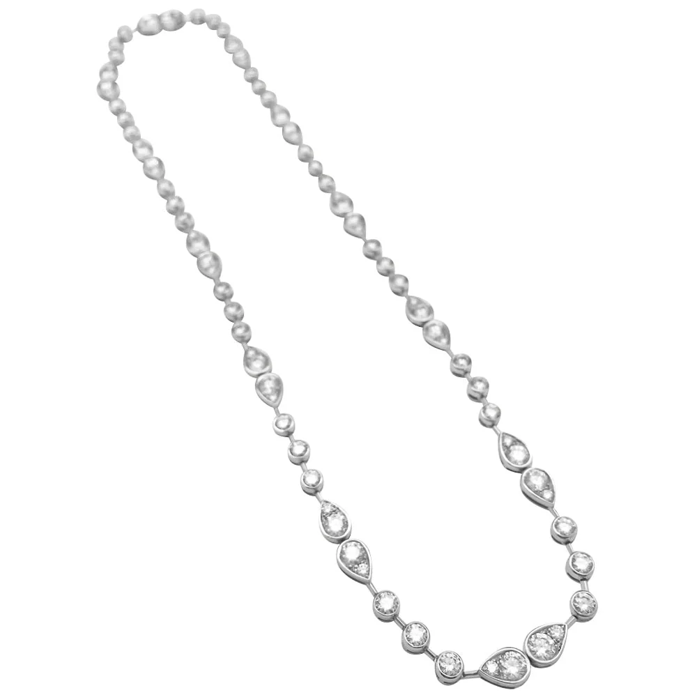 CARTIER “Dentelle” necklace in platinum, diamonds - Image 5
