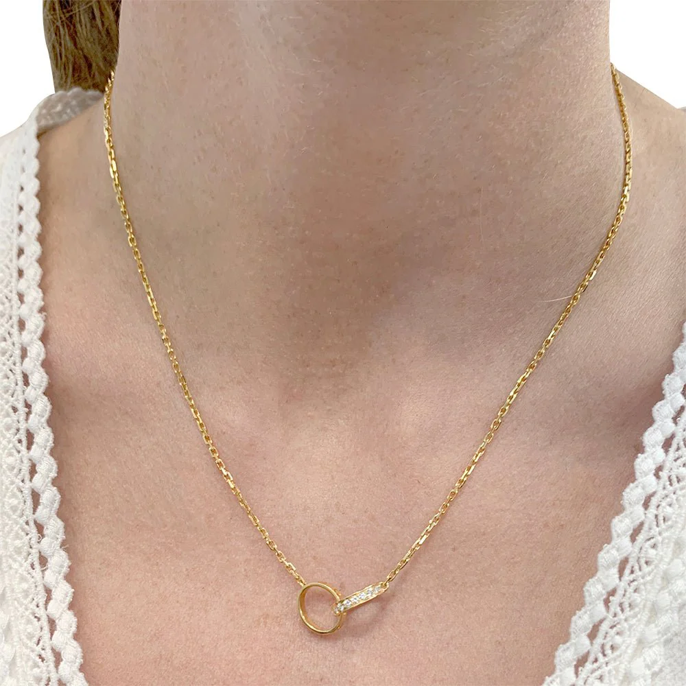 CARTIER “Love” necklace, in yellow gold and diamonds - Image 5