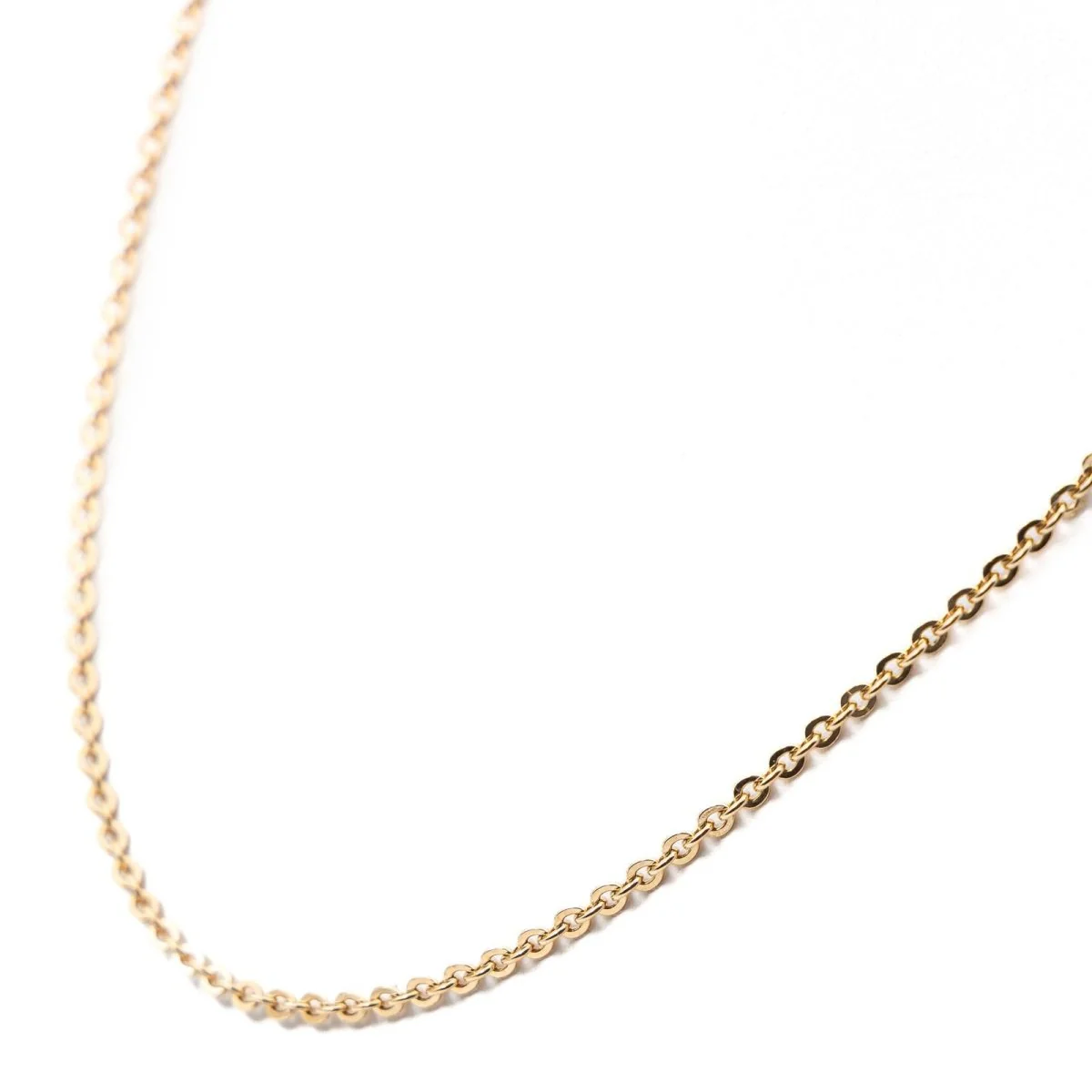 Yellow gold belcher chain necklace - Image 5