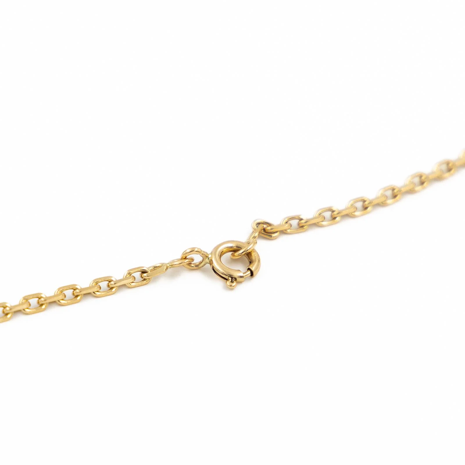 Cable link chain necklace in yellow gold - Image 5