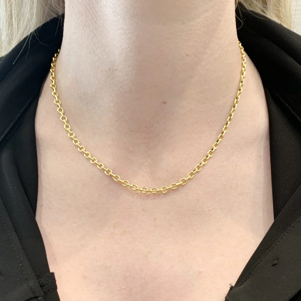 Necklace CHAUMET chain in yellow gold - Image 2