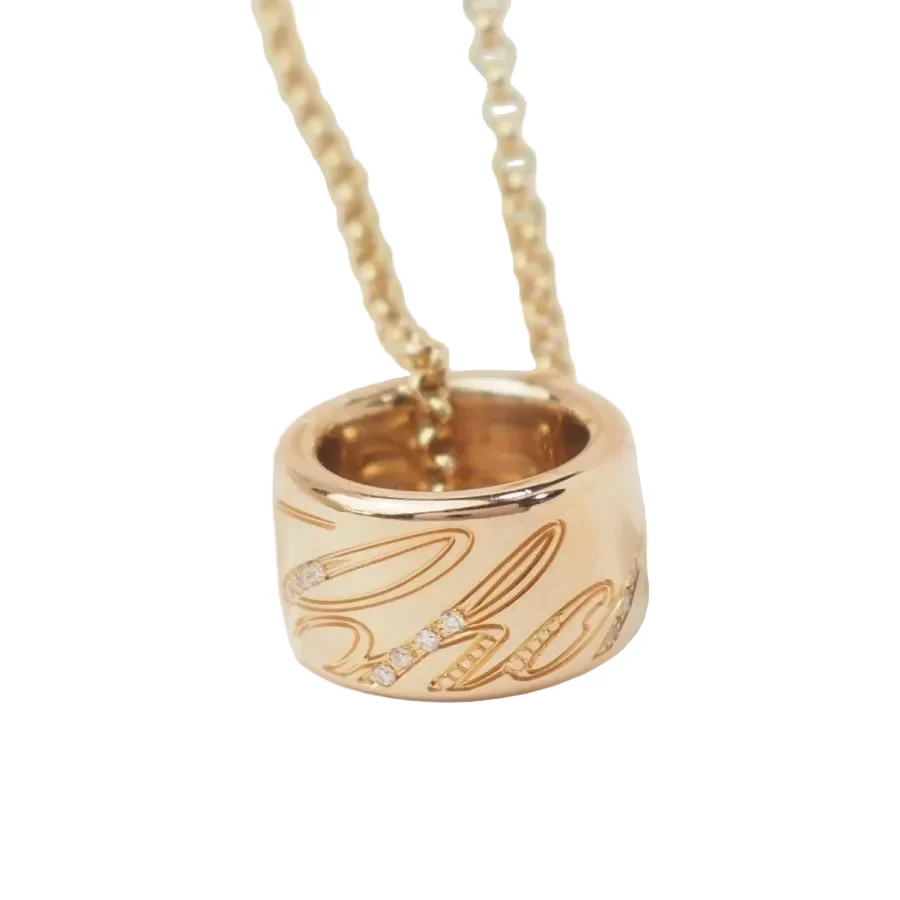 Necklace Pendant Chopard "CHOPARDISSIMO" in Rose gold and Diamonds - Image 5