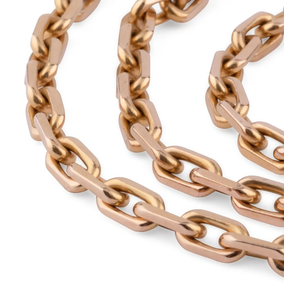 Yellow gold limed força mesh necklace - Image 10