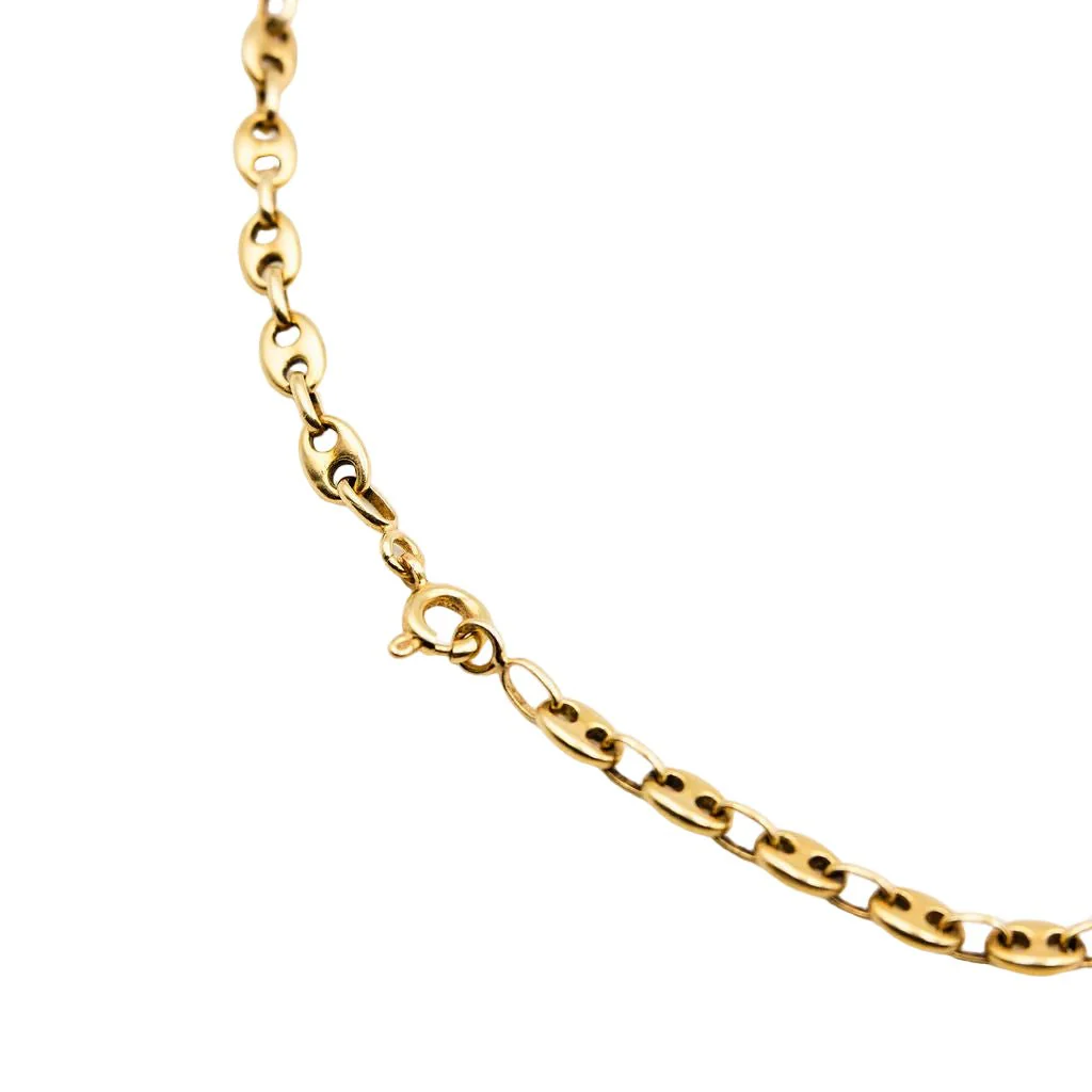 Necklace Coffee beans in yellow gold - Image 4