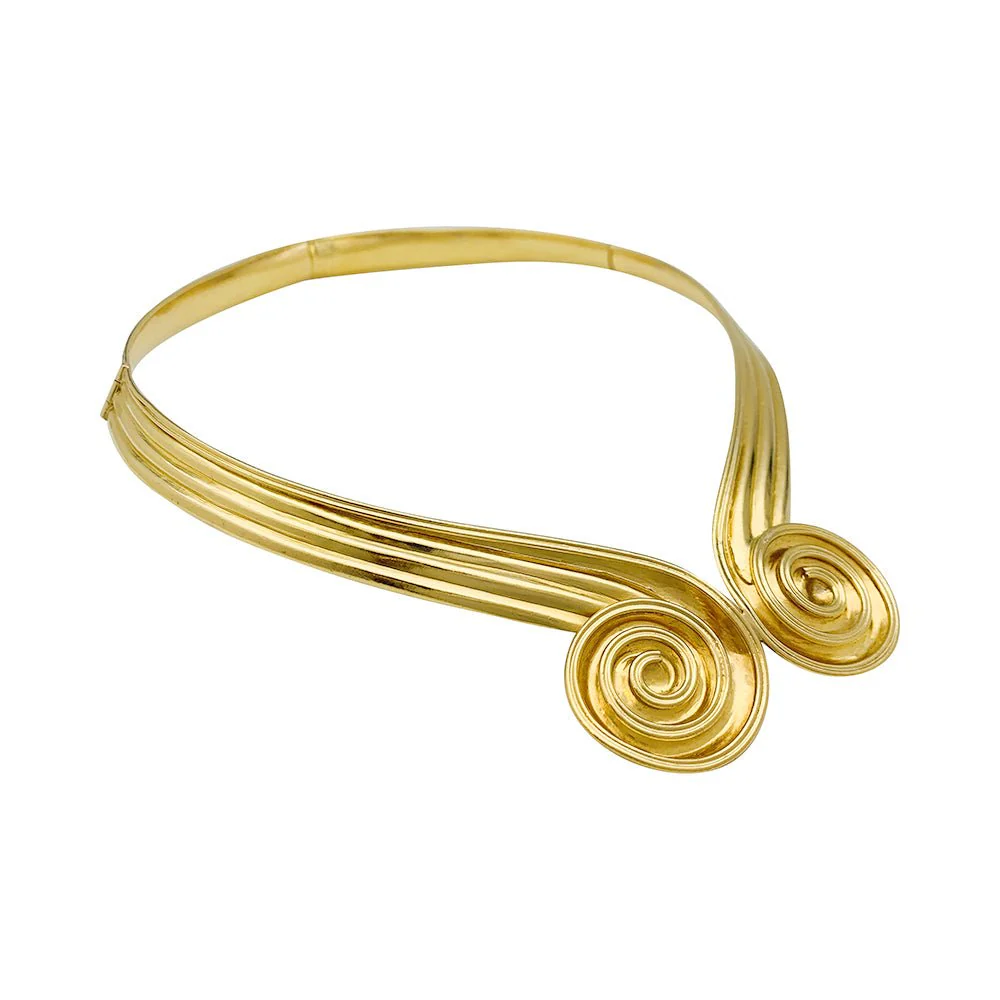 LALAOUNIS Torque necklace in yellow gold - Image 8