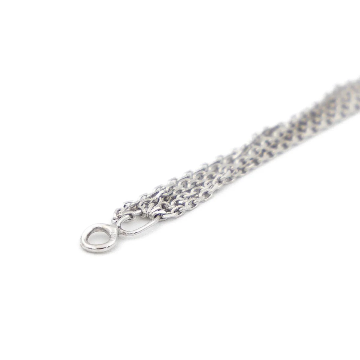 Multiple Chains Necklace in white gold - Image 4