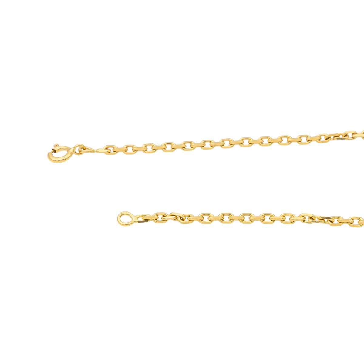Cable link necklace Yellow gold - Image 6