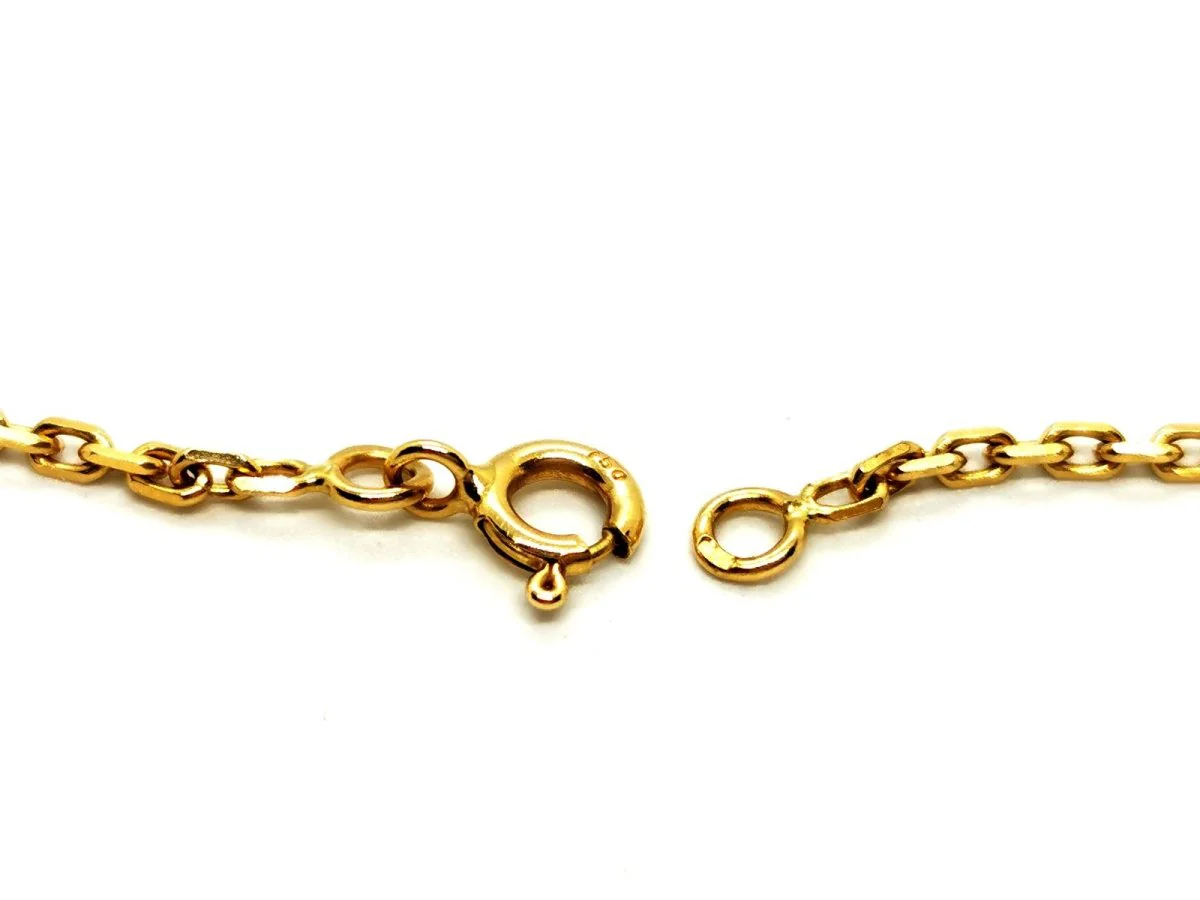 Cable link chain necklace in yellow gold - Image 6