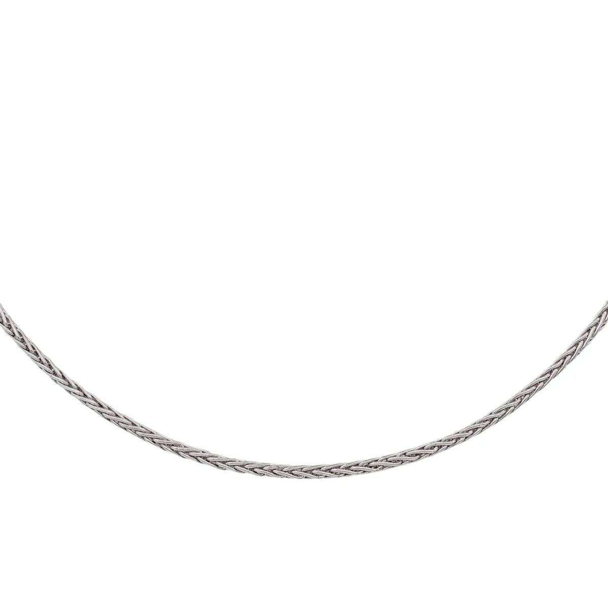 Necklace Mesh white gold - Image 4