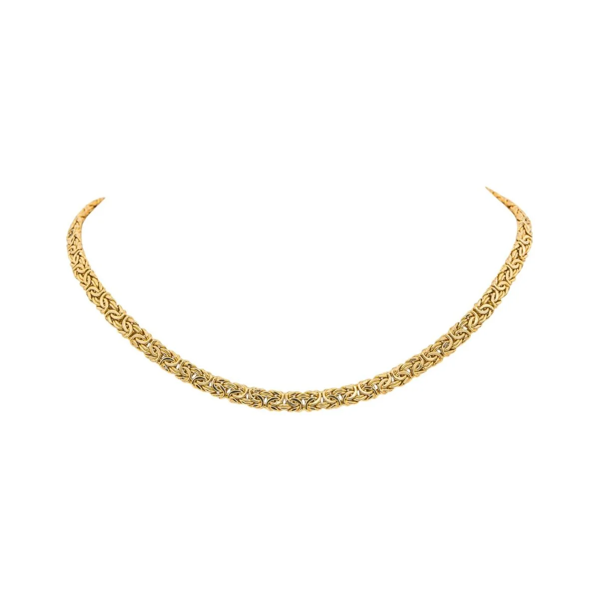 Royal Link Necklace Yellow gold - Image 3