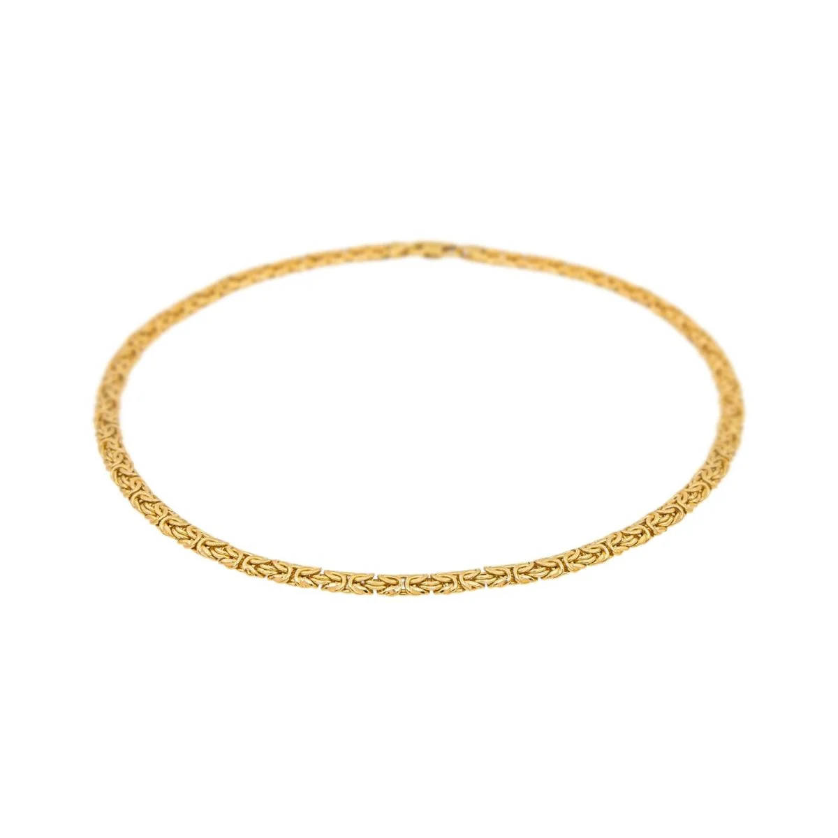 Royal Link Necklace Yellow gold - Image 4
