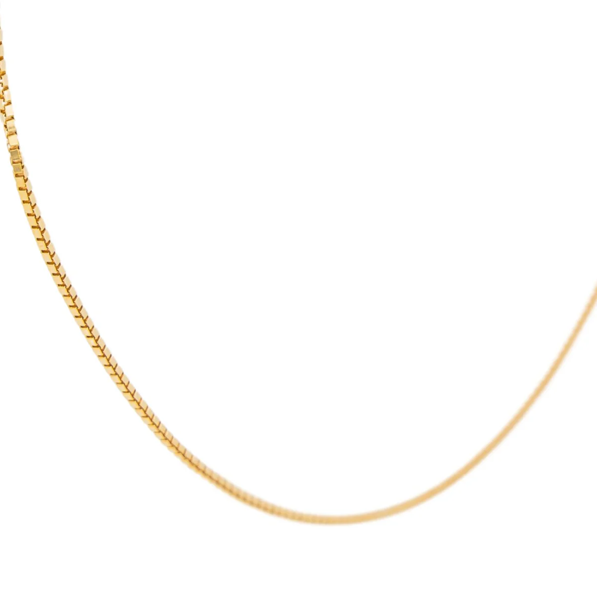 Venetian mesh necklace Yellow gold - Image 5