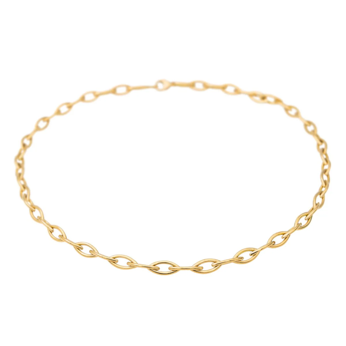 Yellow gold chain necklace - Image 4