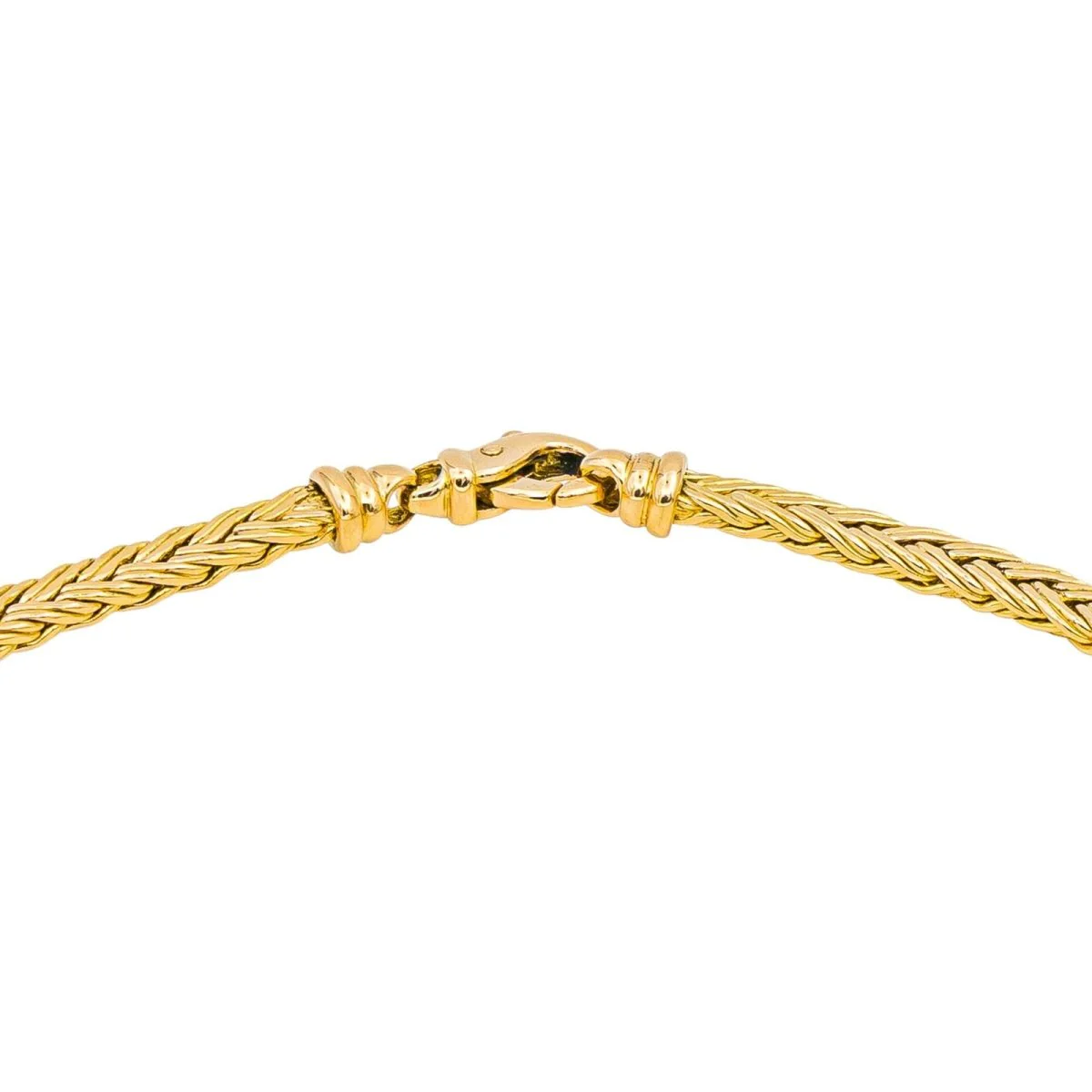Necklace Mesh in yellow gold - Image 5