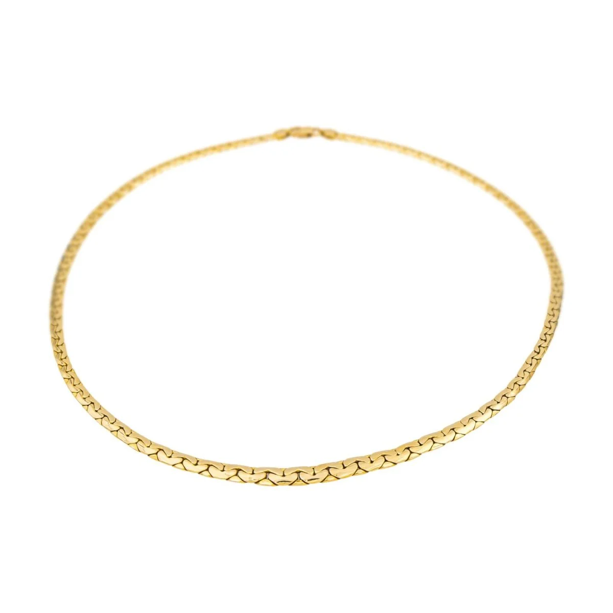 Maille necklace in yellow gold - Image 4