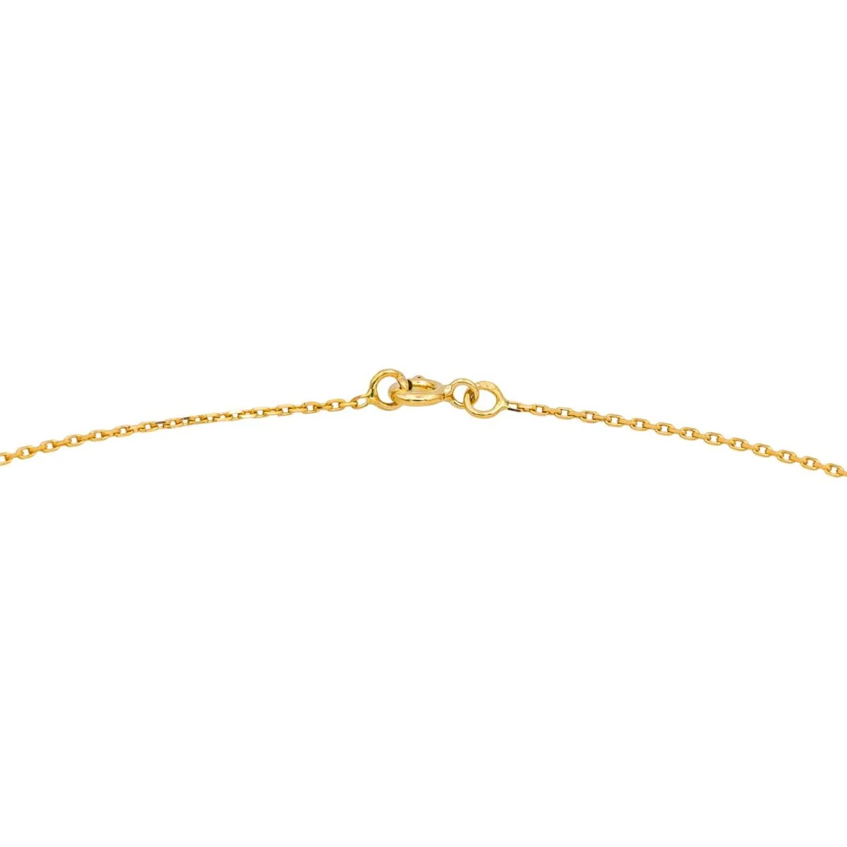 Pendant necklace in yellow gold and enamel - Image 5
