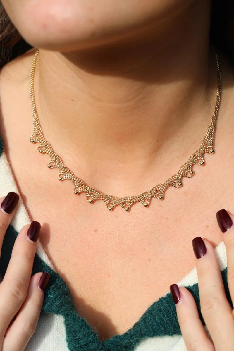 Yellow gold necklace - Image 2