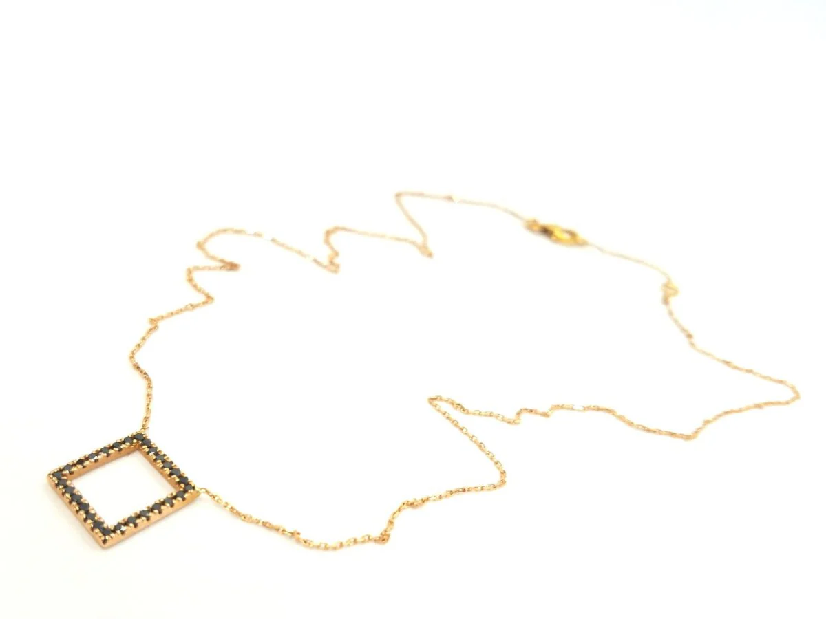 Rose gold and diamond bracelet - Image 8