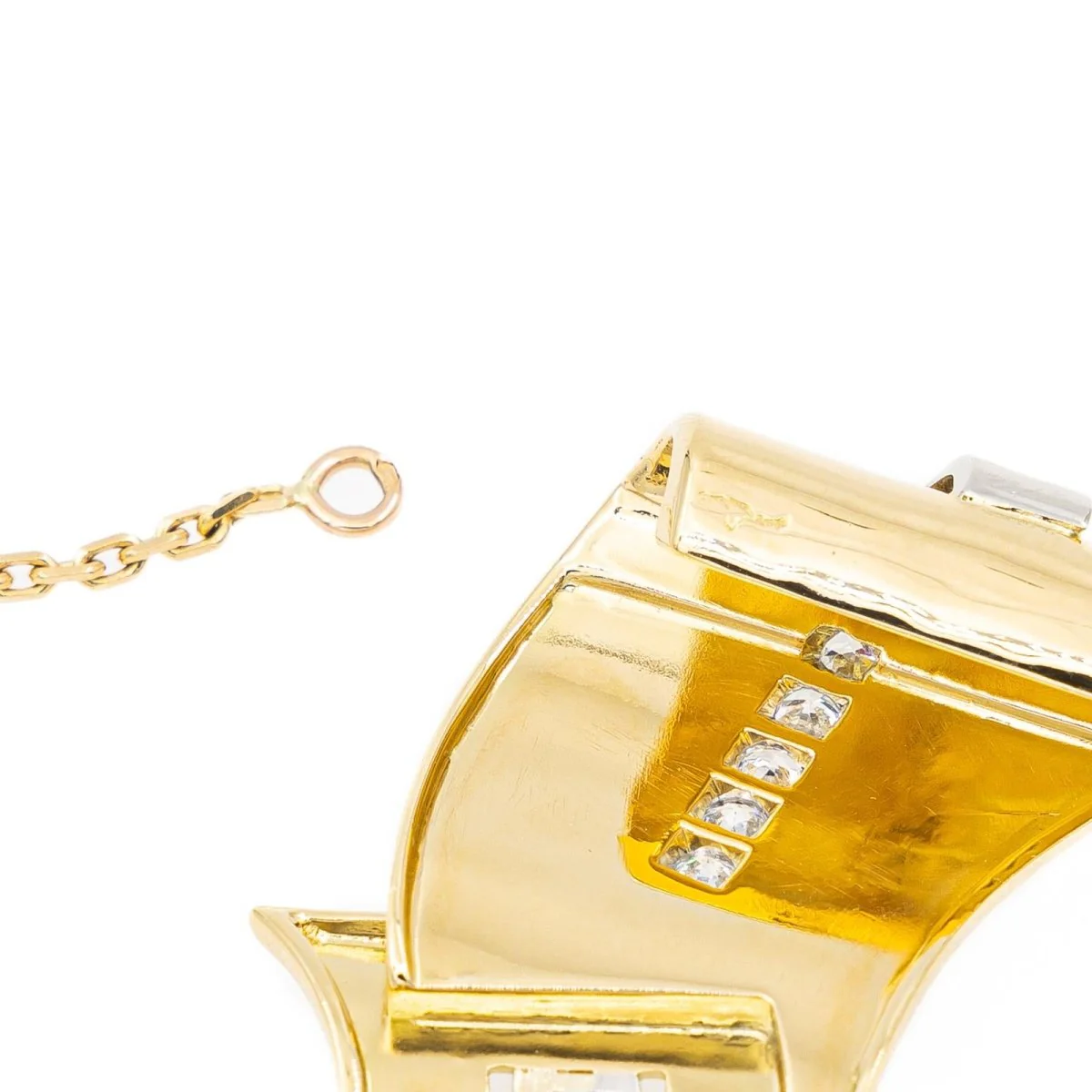 Yellow Gold Diamond Pendant Necklace - Image 6
