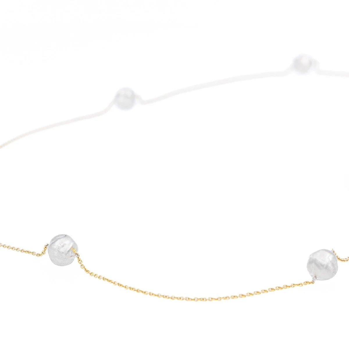 Yellow gold long necklace - Image 3