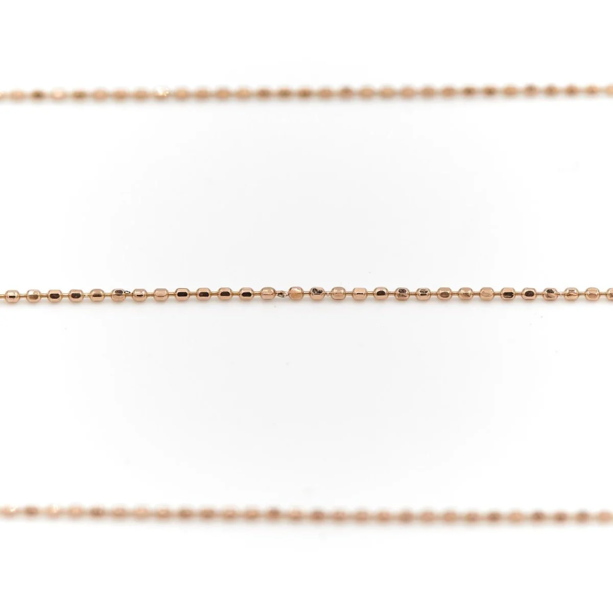 GINETTTE NY long necklace in pink gold - Image 3