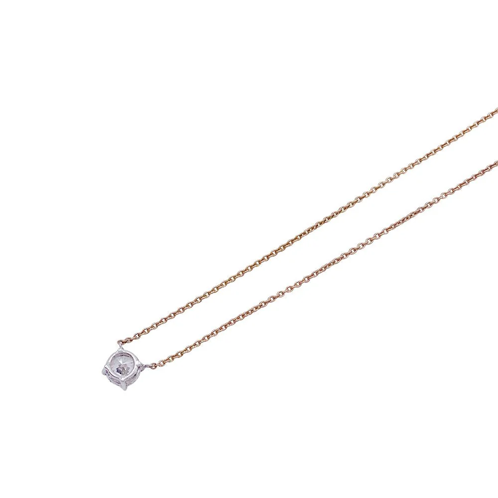 Diamond solitaire necklace - Image 2