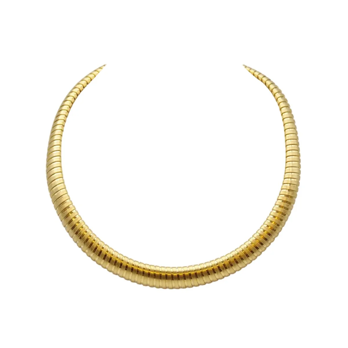 Collier Tubogas en or jaune - Image 4