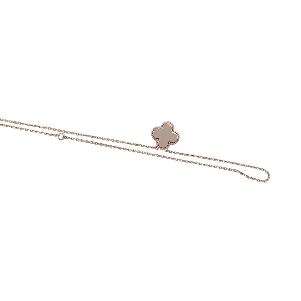 Van Cleef &amp; Arpels necklace, "Alhambra", pink gold, mother-of-pearl - Image 4