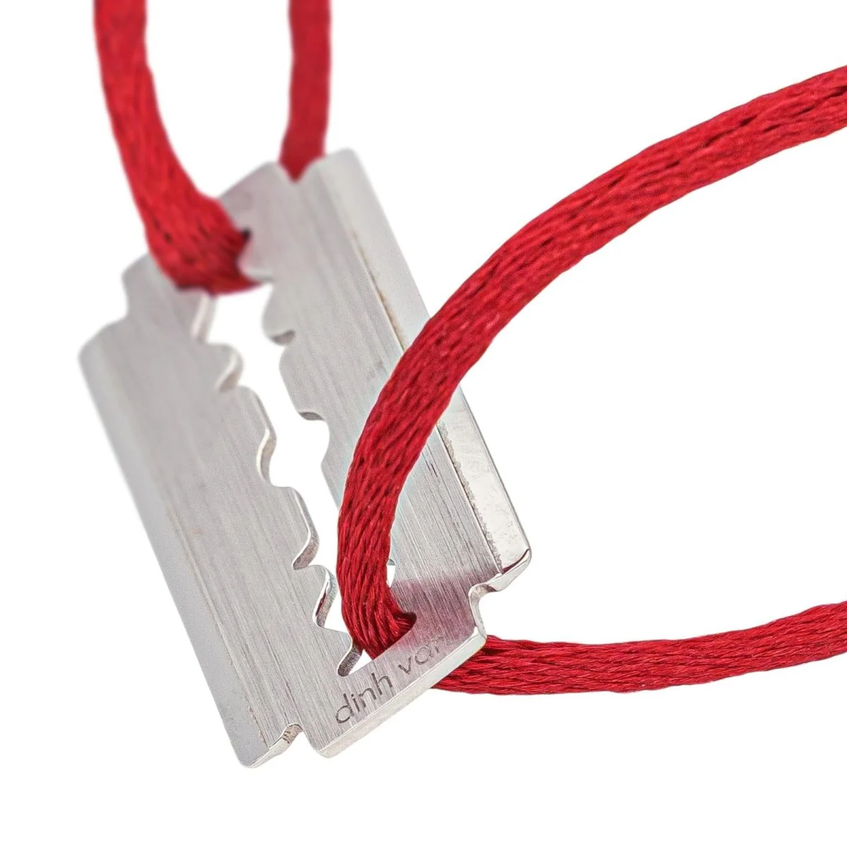 DINH VAN "Razor Blade" Flexible Bracelet in White Gold - Image 5