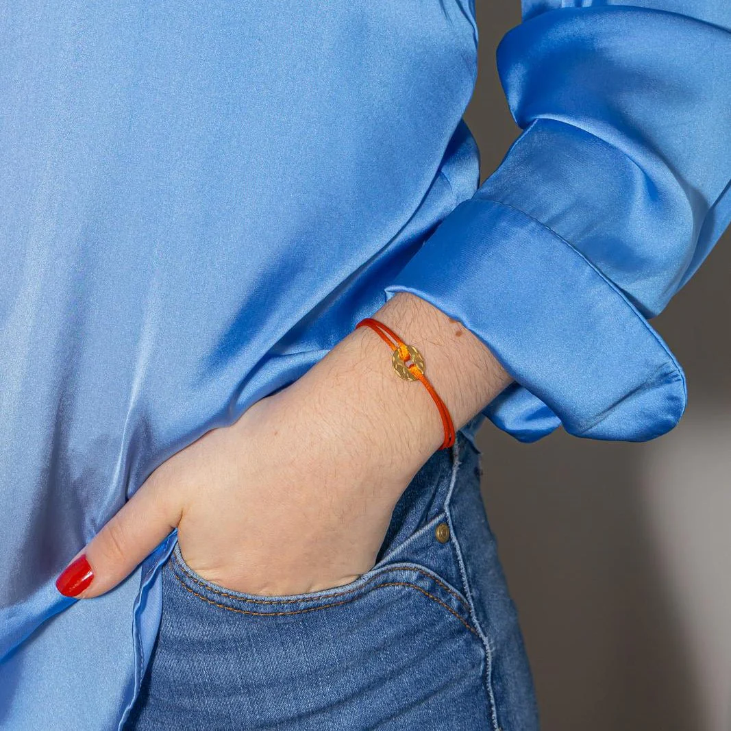 DINH VAN "Pi" Flexible Bracelet in Yellow Gold - Image 2