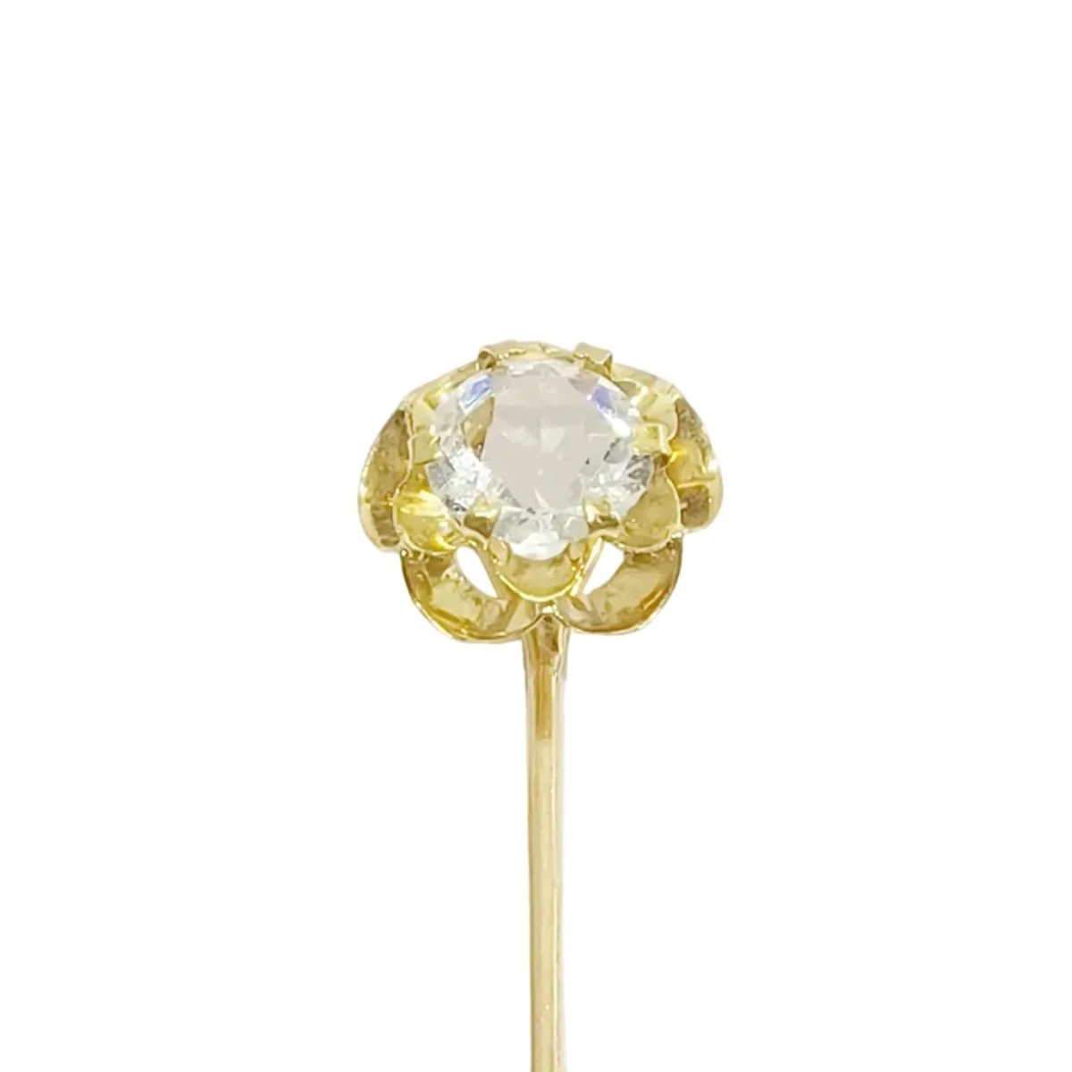 Rose Gold and Zircon Tie Pin - Image 2