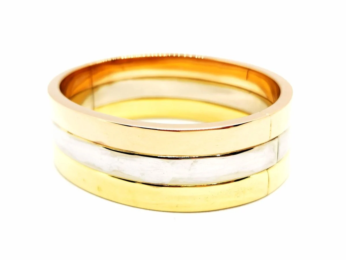 FRED Cuff Bracelet in 3 golds - Image 7