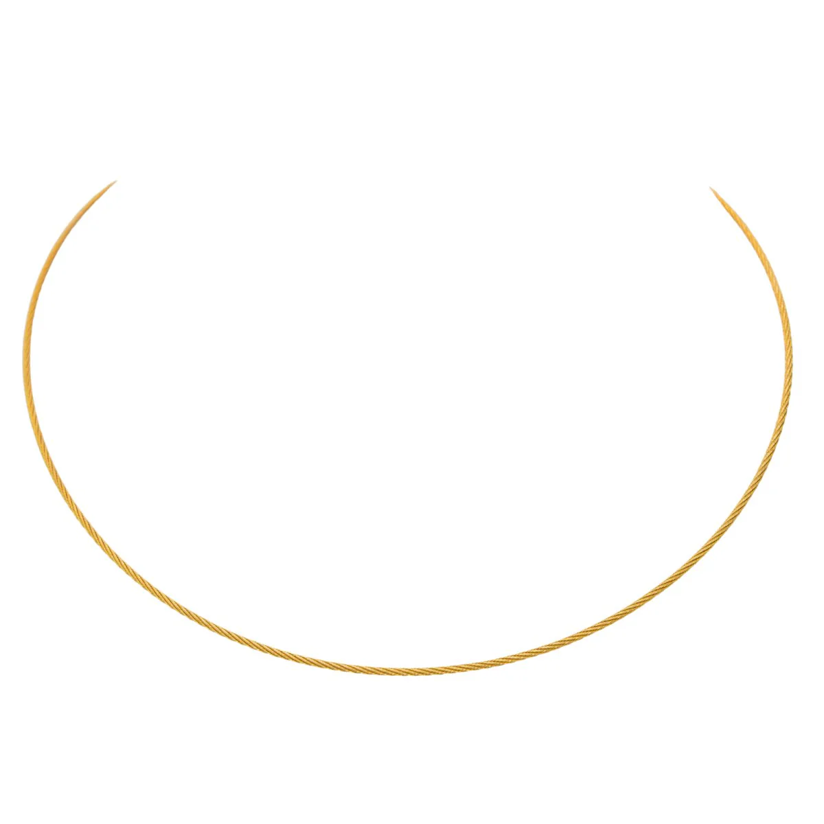 FRED Cable Necklace in Yellow Gold - Image 3