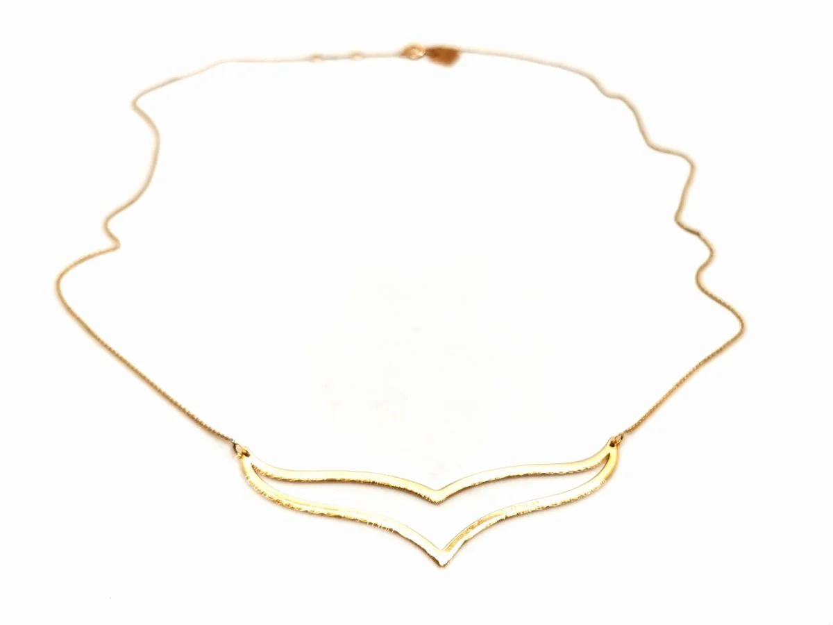 GINETTE NY “Wise” necklace, in pink gold - Image 3