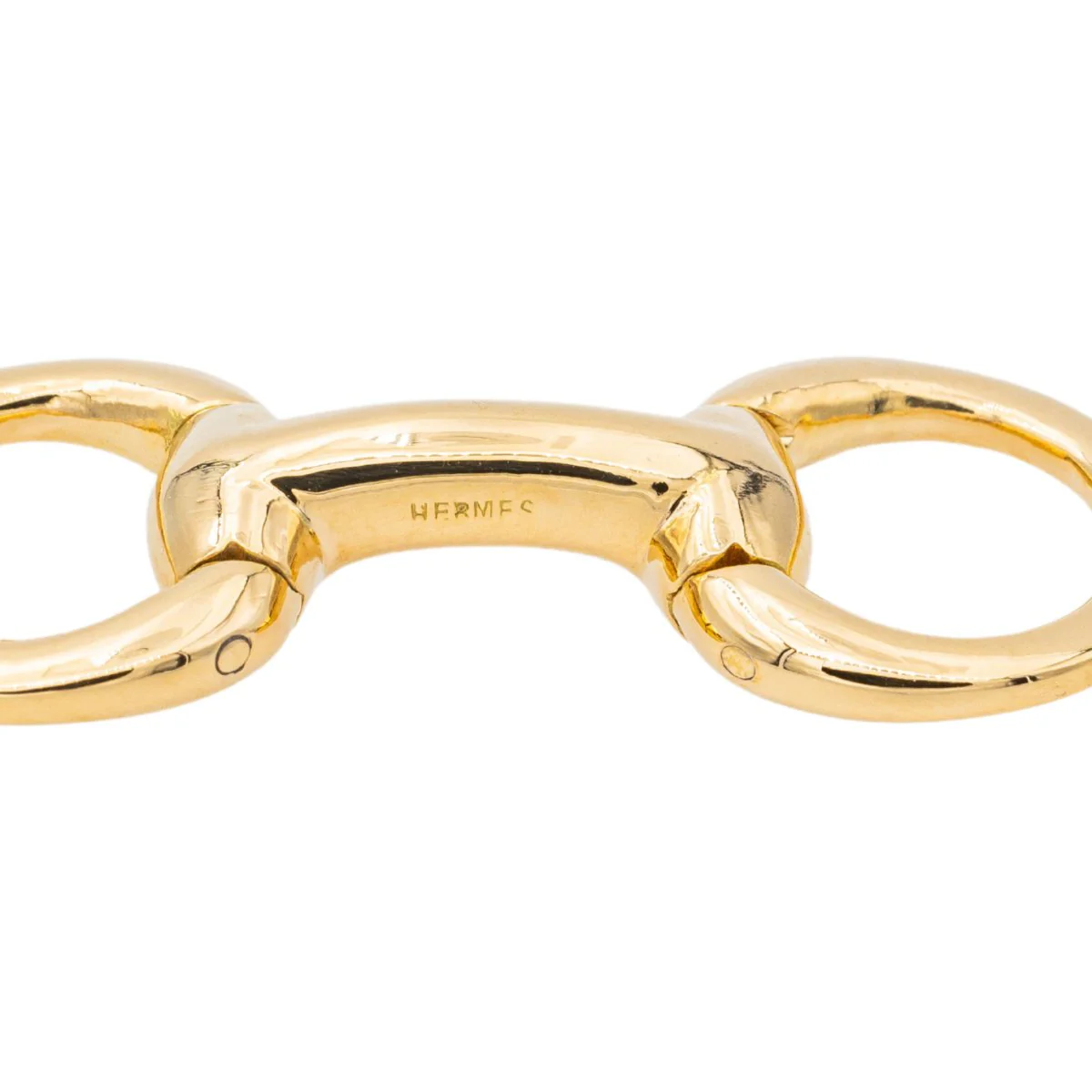 HERMÈS cufflinks in yellow gold - Image 8