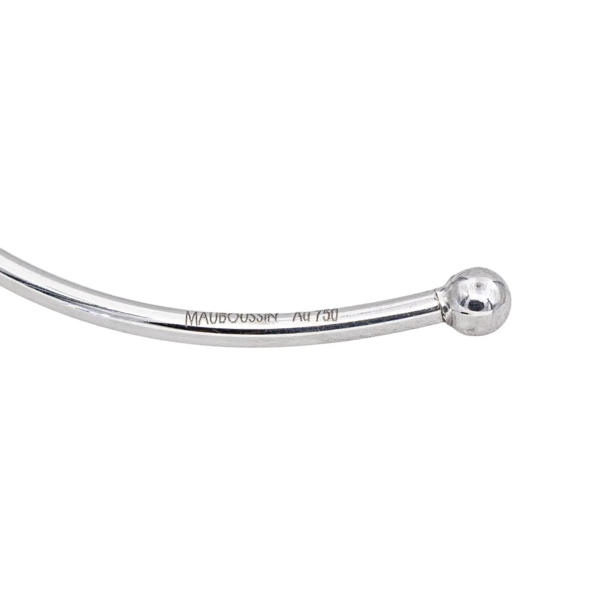 MAUBOUSSIN "Capsule d'émotions" white gold and yellow sapphire bracelet - Image 6