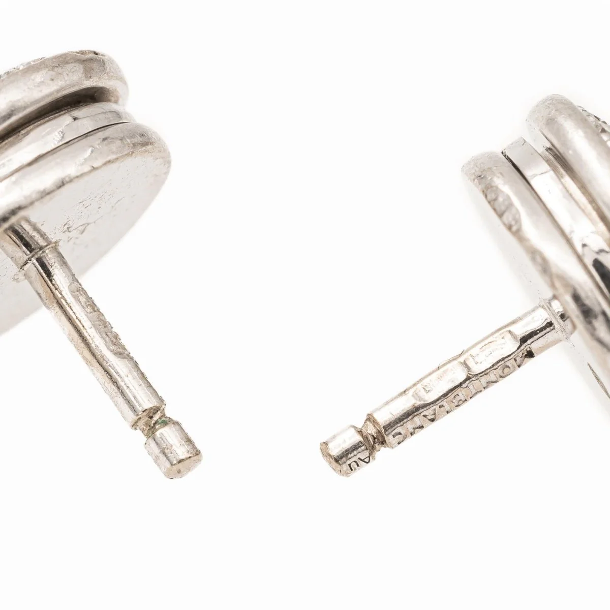 MONTBLANC “Dame Blanche” earrings in white Gold and Diamond - Image 6
