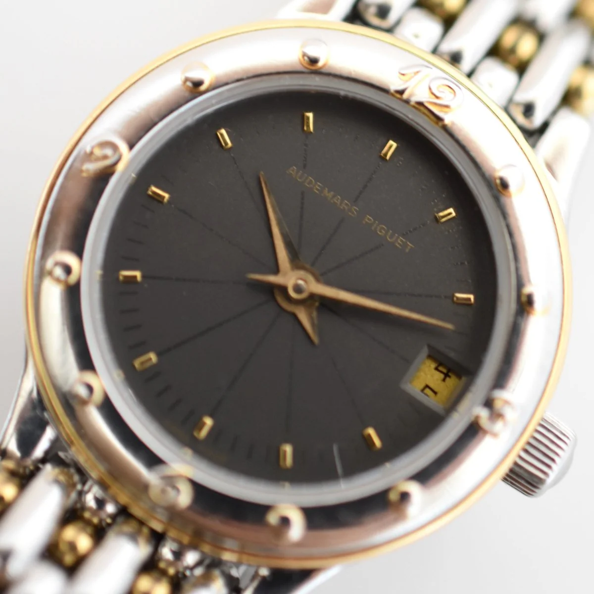 AUDEMARS PIGUET "Meridian" watch in yellow gold and steel - Image 3