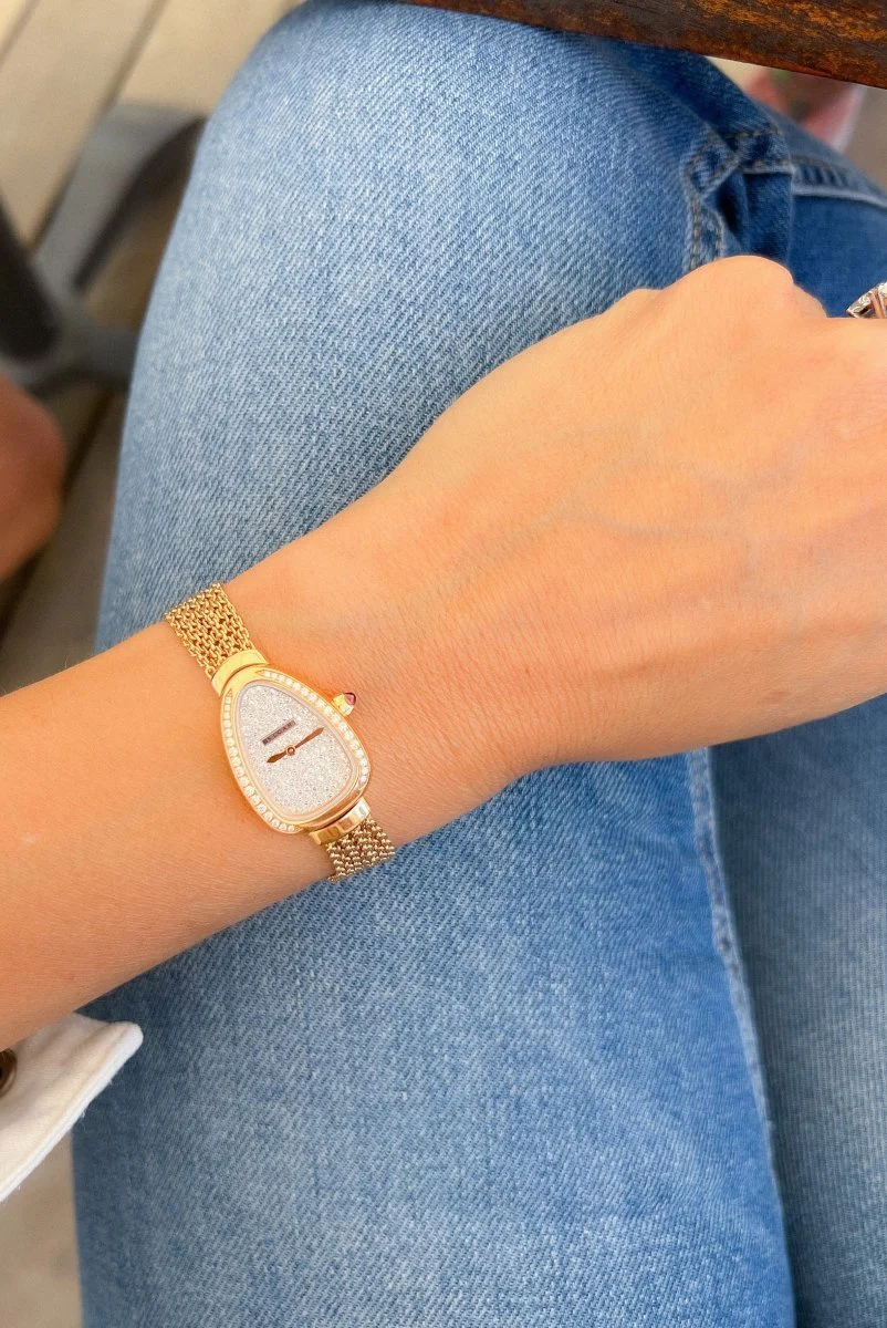 Bvlgari Serpenti collection watch in pink gold - Image 9