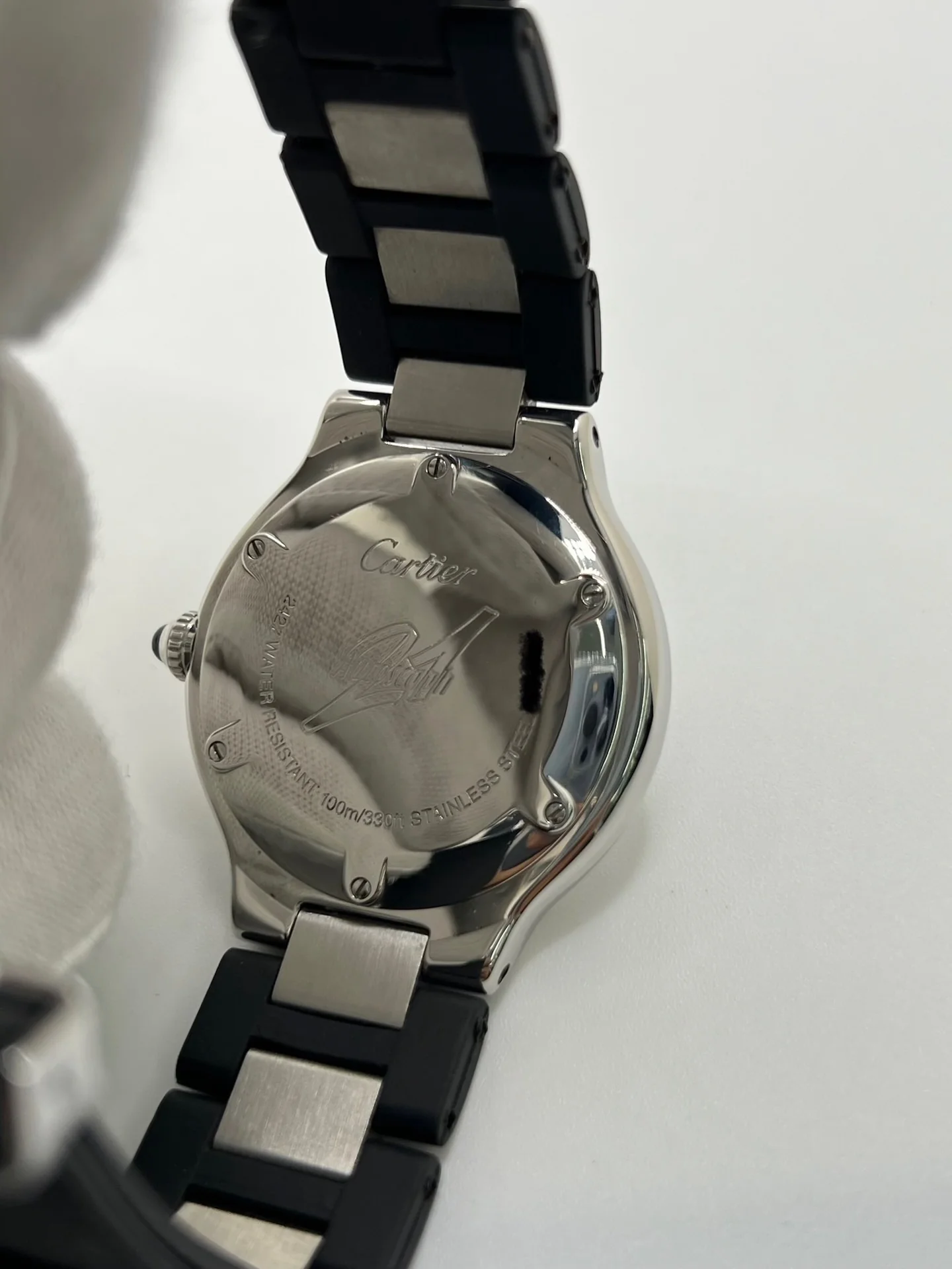 Watch CARTIER "21 Must de Cartier" in steel and rubber - Image 8