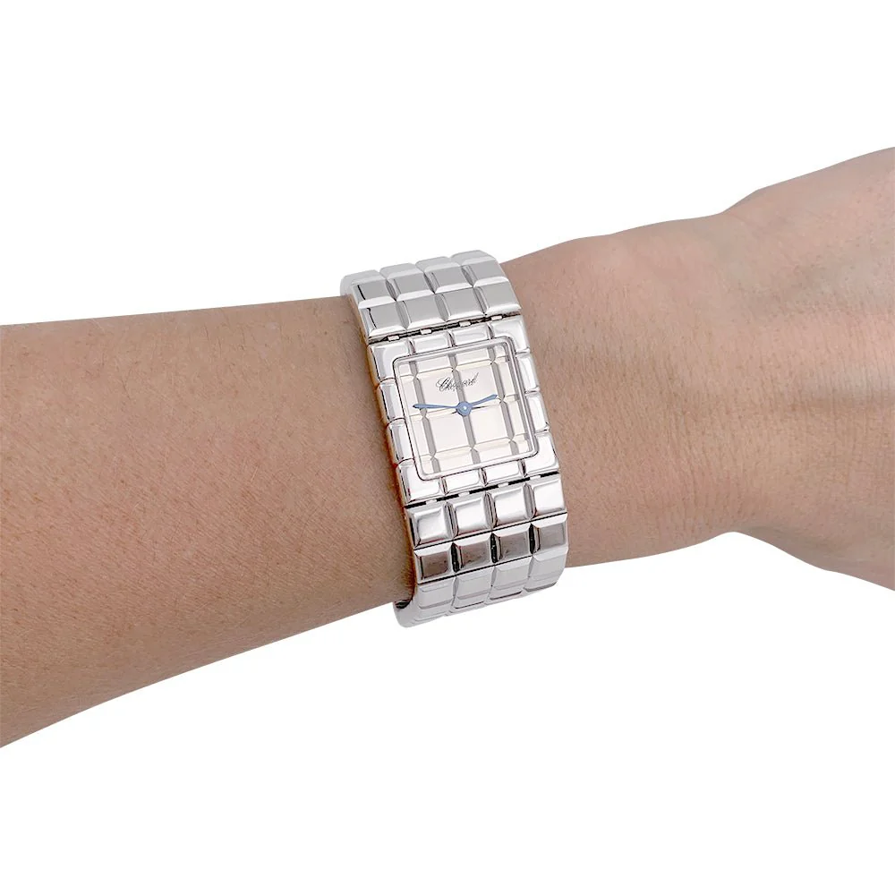 Chopard watch, “Ice Cube”, steel. - Image 6