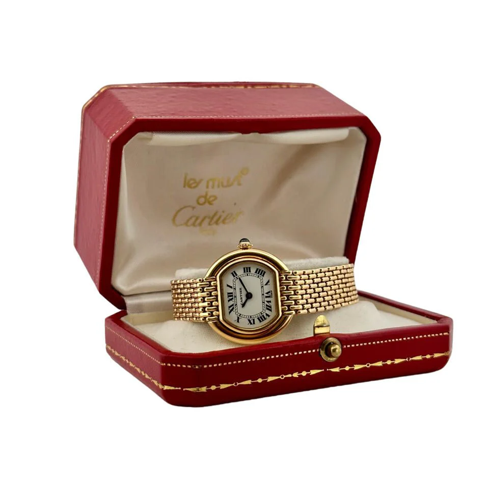 CARTIER "Ellipse" ladies' watch in yellow gold - Image 2