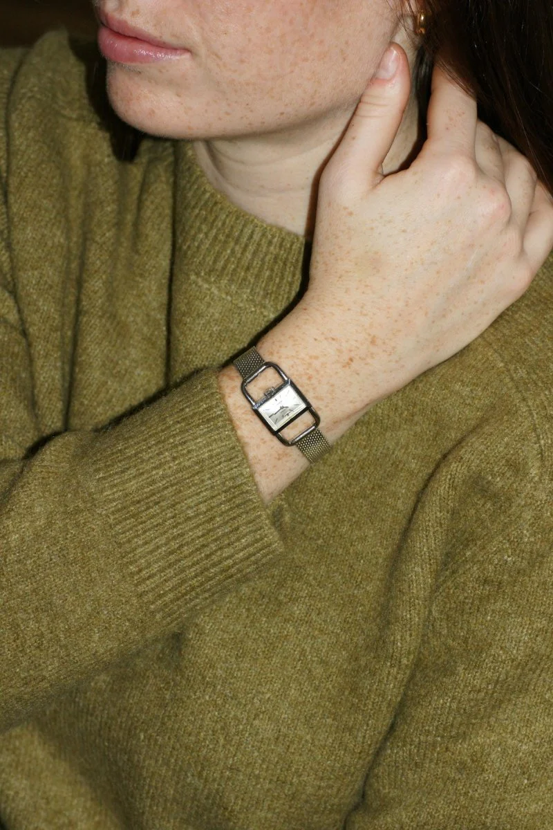 Watch JAEGER LECOULTRE "Etrier" in steel - Image 3