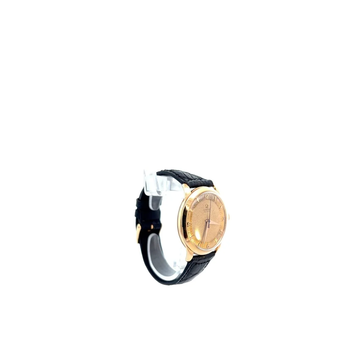 OMEGA watch in yellow gold and crocodile - Image 4