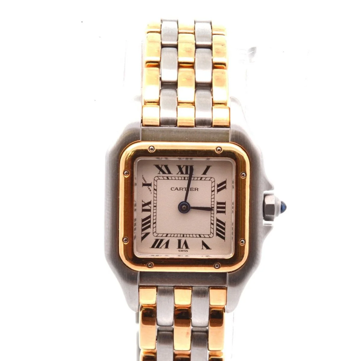 Watch CARTIER "Panthère" in yellow gold, steel and quartz - Image 2