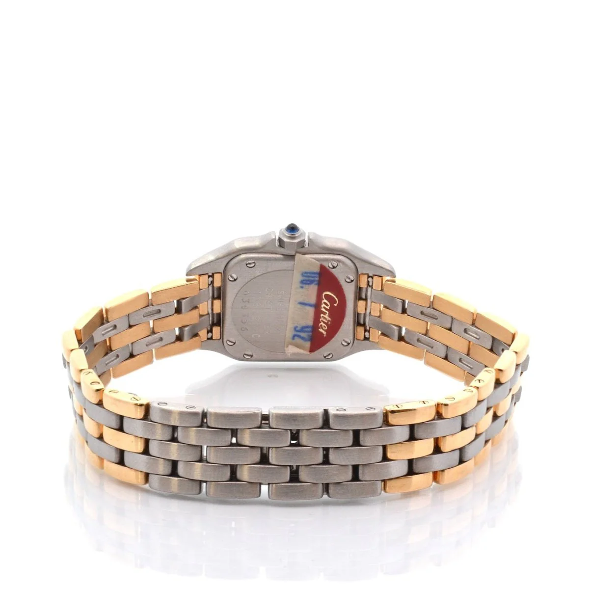 Watch CARTIER "Panthère" in yellow gold, steel and quartz - Image 4
