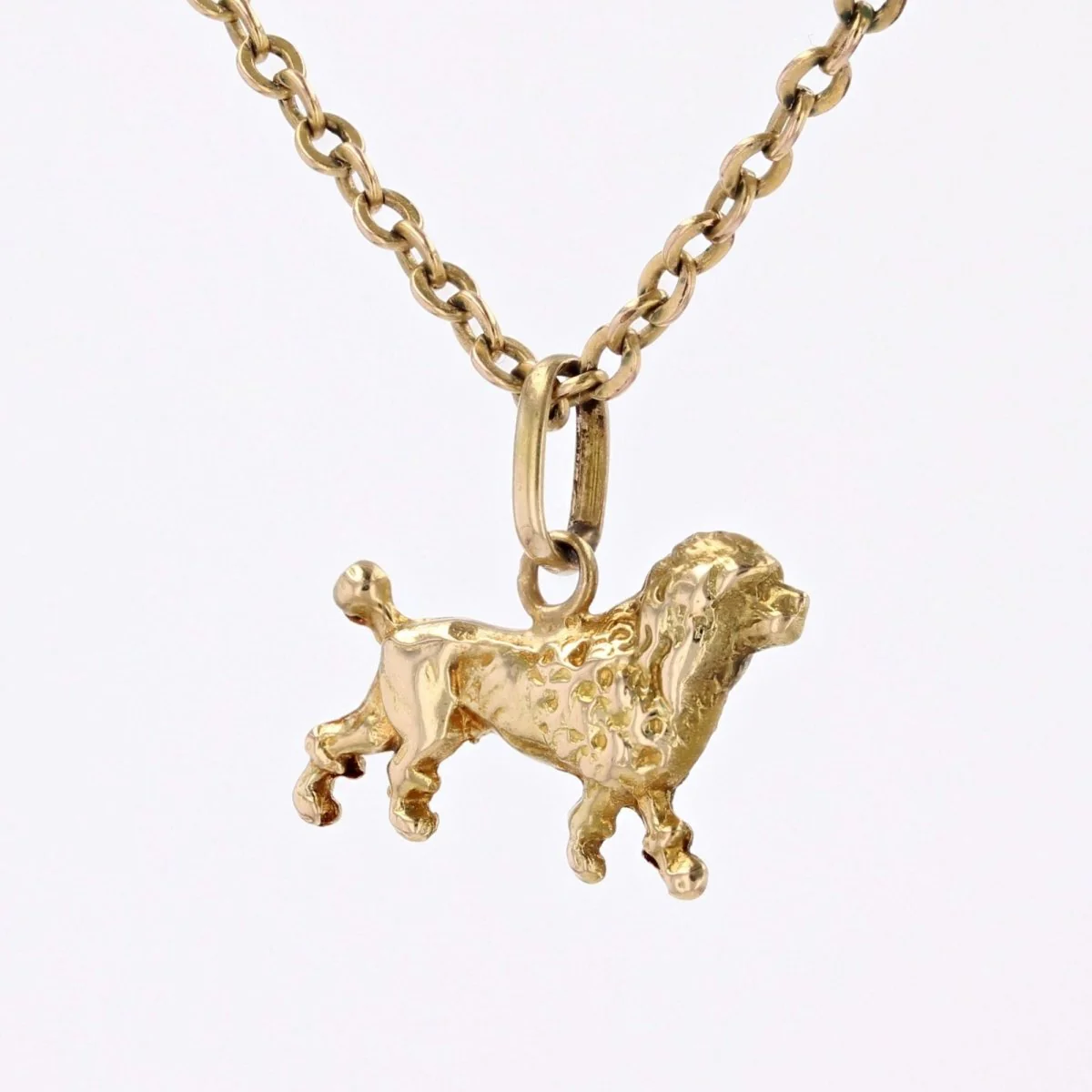 Gold Poodle Pendant - Image 4