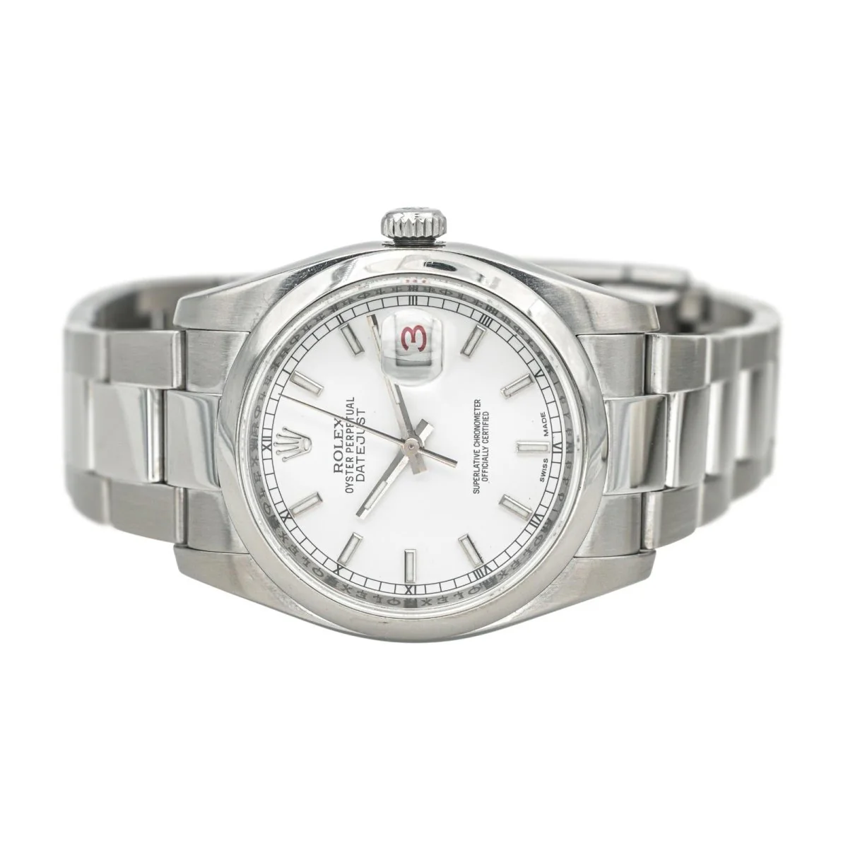 ROLEX "Datejust" Watch in steel and Sapphire - Image 5