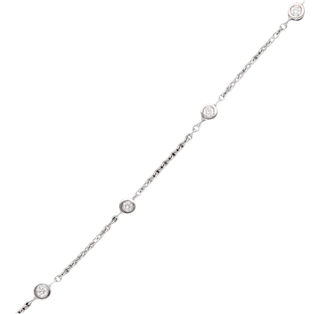 Sautoir in 18K white gold - 80 cm - 2.50 ct of diamonds brillants G-VS - Image 4
